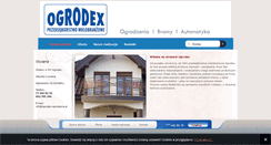 Desktop Screenshot of ogrodex-ogrodzenia.pl
