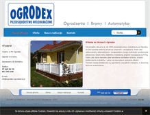 Tablet Screenshot of ogrodex-ogrodzenia.pl